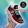 South Carolina Gamecocks NCAA Flag American Running Sneaker Custom Name Max Soul Shoes - South Carolina Gamecocks NCAA Flag American Running Sneaker Custom Name Max Soul Shoes Photo 2