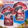 South Carolina Gamecocks NCAA Hawaiian Shirt Dolphin Funny AOP Gift For Fans Custom Name - South Carolina Gamecocks NCAA Hawaiian Shirt_1