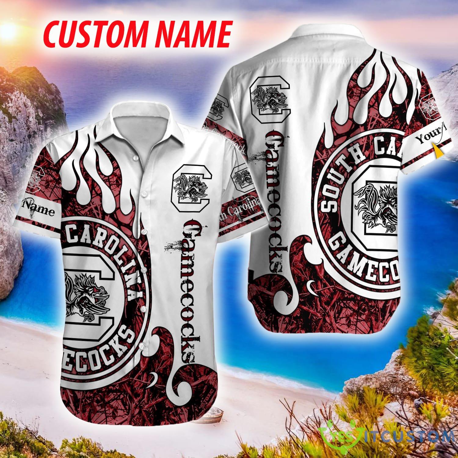 South Carolina Gamecocks NCAA Hawaiian Shirt Pattern Summer Custom Name For Men And Women Gift 6 South Carolina Gamecocks NCAA Hawaiian Shirt Pattern Summer Custom Name For Men And Women Gift - South Carolina Gamecocks NCAA1 Hawaiian Shirt_1