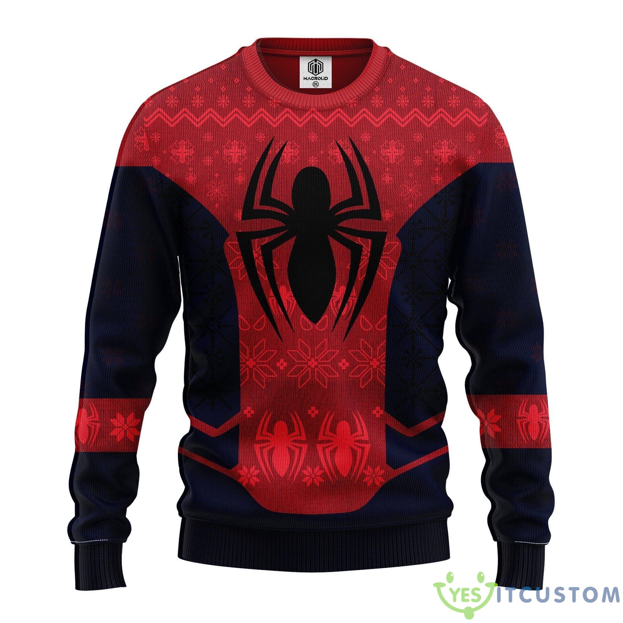 Spiderman Custom Thanksgiving Women Mens Ugly Christmas Sweater - Spiderman Custom Christmas Sweater Amazing Gift Idea Thanksgiving Gift_1