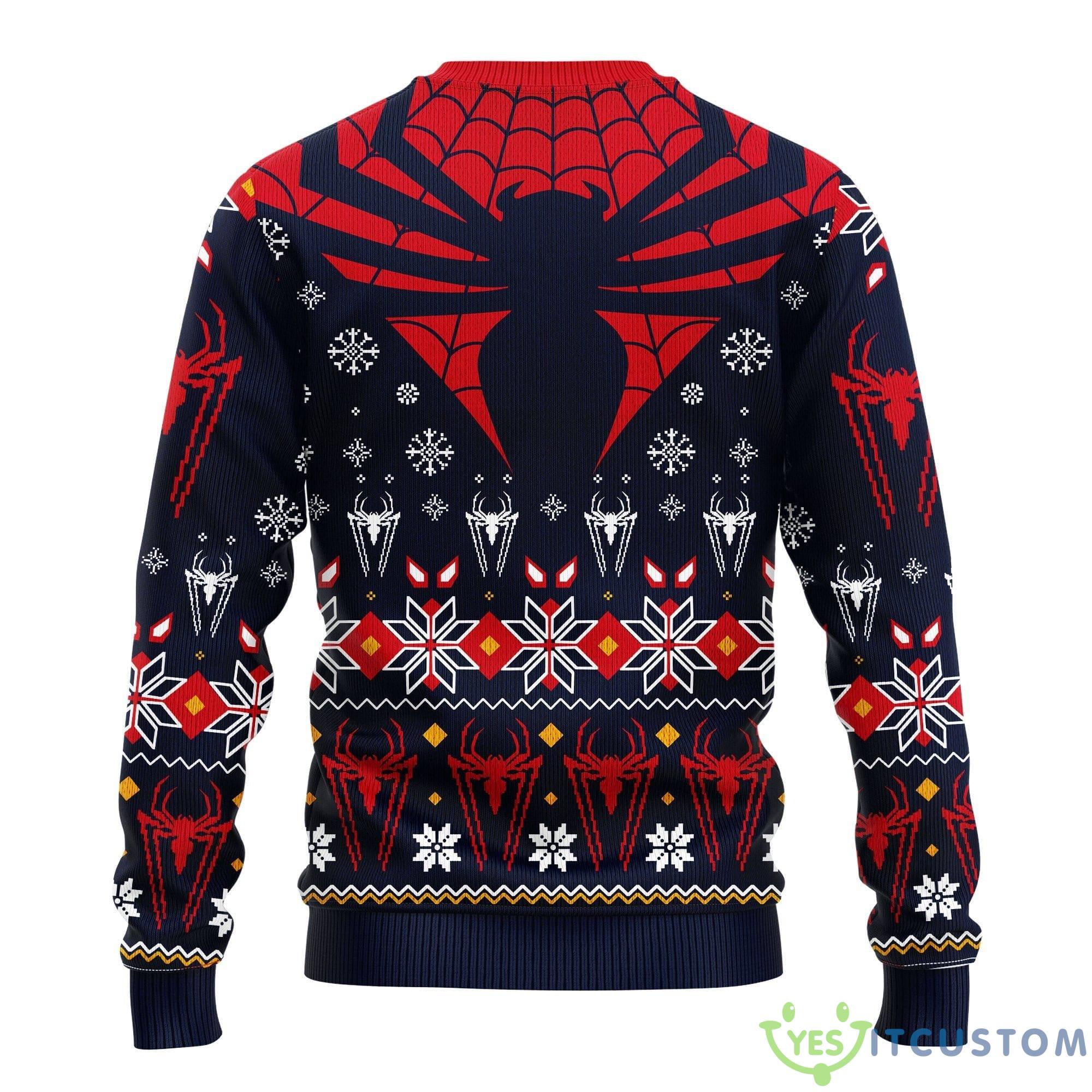 Spiderman Winter Thanksgiving Women Mens Ugly Christmas Sweater - Spiderman Winter Ugly Christmas Sweater Amazing Gift Idea Thanksgiving Gift_1