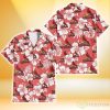 St. Louis Cardinals White Hibiscus Salmon Background 3D Hawaiian Shirt Gift For Fans Product Photo 1