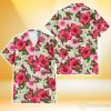 St. Louis Cardinals White Porcelain Flower Pink Hibiscus White Background 3D Hawaiian Shirt Gift For Fans Product Photo 1