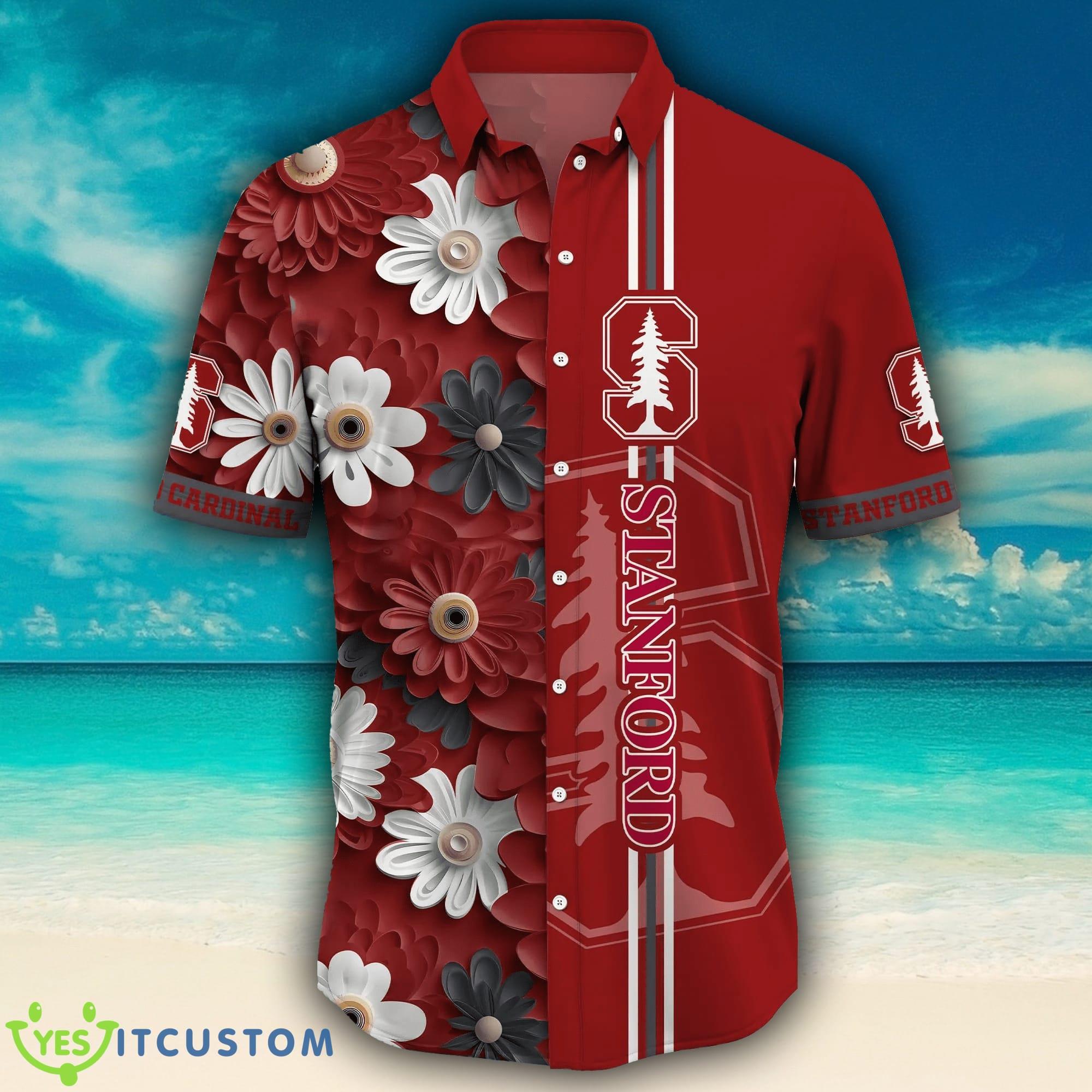 Stanford Cardinal NCAA Flower Logo Colorful Hawaiian Shirt 7 Stanford Cardinal NCAA Flower Logo Colorful Hawaiian Shirt - Stanford Cardinal NCAA Flower Logo Coloful Hawaiian Shirt Photo 4
