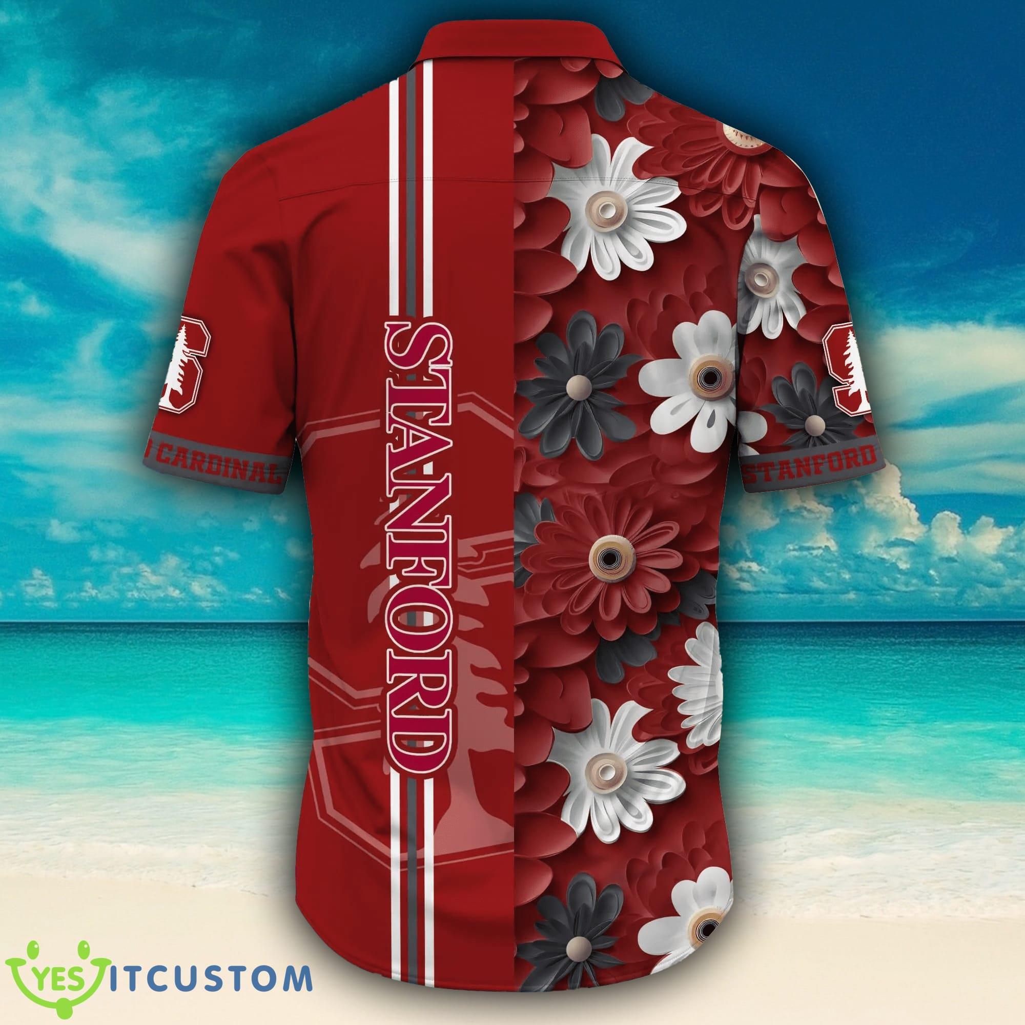 Stanford Cardinal NCAA Flower Logo Colorful Hawaiian Shirt 3 Stanford Cardinal NCAA Flower Logo Colorful Hawaiian Shirt - Stanford Cardinal NCAA Flower Logo Coloful Hawaiian Shirt Photo 5