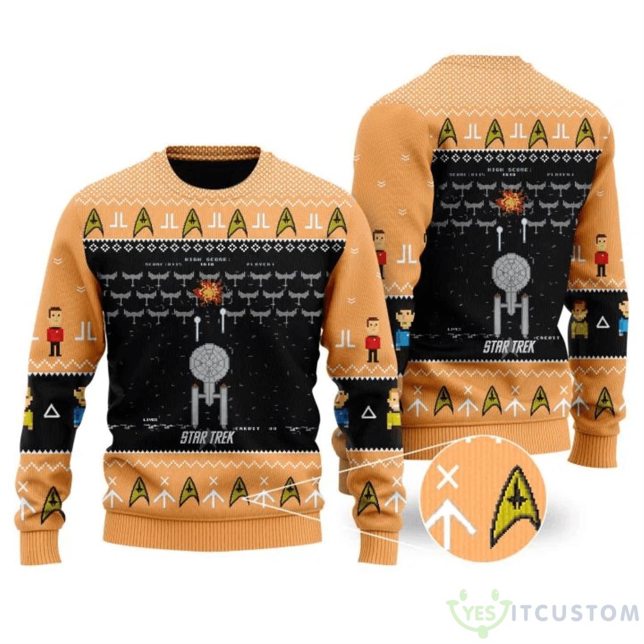 Star Trek Ugly Christmas Sweater 3 Star Trek Ugly Christmas Sweater Product Photo 1