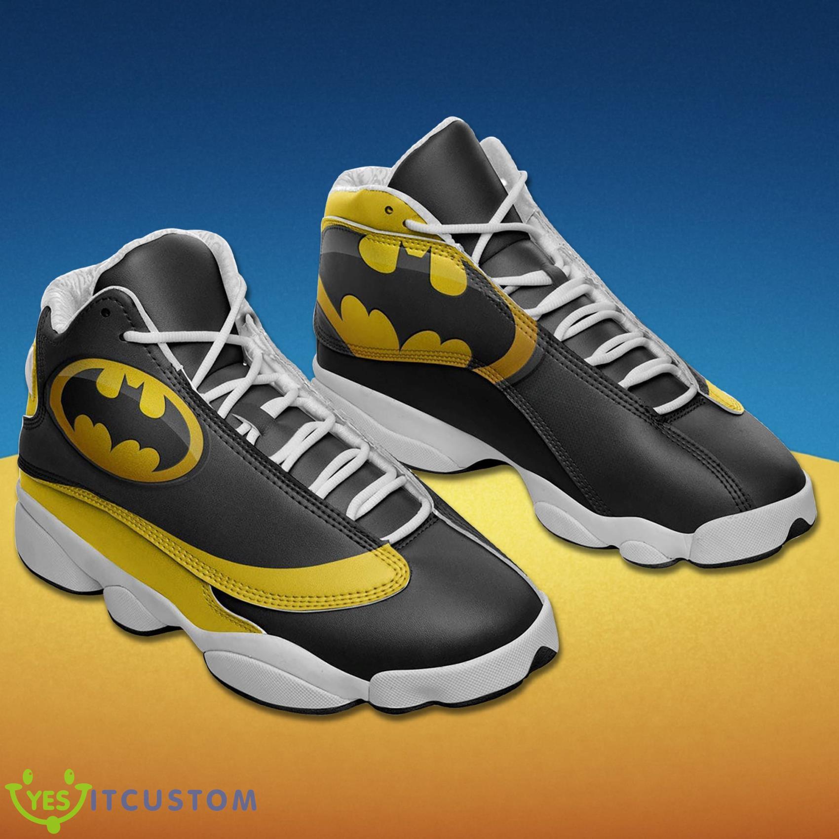 Superhero Batman DC Symbol Black Air Jordan 13 Shoes Product Photo 1