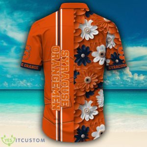 Syracuse Orange NCAA Flower Logo Colorful Hawaiian Shirt - Syracuse Orange NCAA Flower Logo Coloful Hawaiian Shirt Photo 5