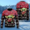 Tampa Bay Buccaneers Baby Yoda Lover American Football Fans 3D Ugly Christmas Sweater Christmas Gift For Sport Fans Product Photo 1