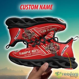 Tampa Bay Buccaneers Distinctive Custom Name Chunky Sneaker AOP Gift Fans Max Soul Shoes - Tampa Bay Buccaneers Max Soul Sneaker NFL photo 4