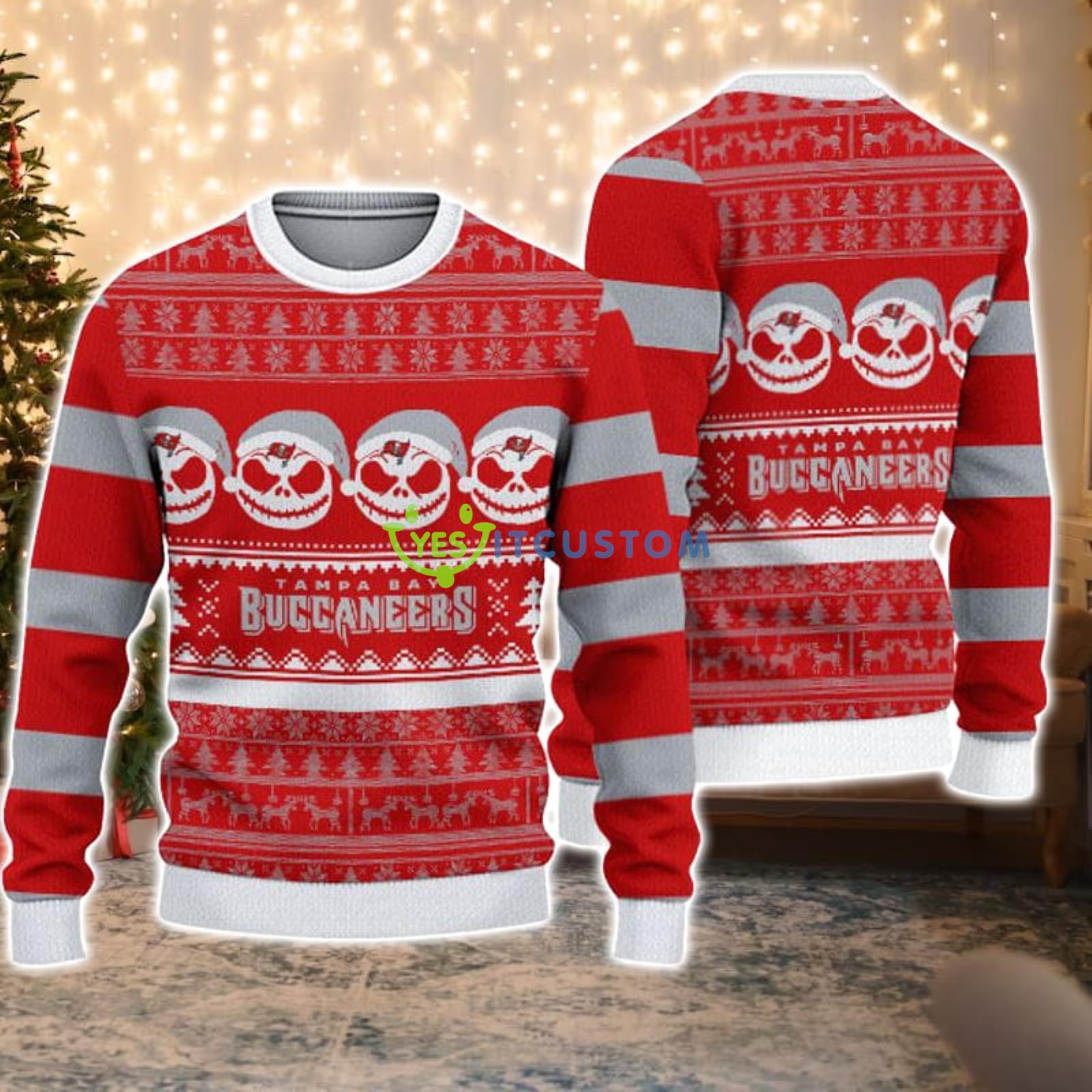 Tampa Bay Buccaneers Pumpkin Christmas Gift Ugly Christmas Sweater 3 Tampa Bay Buccaneers Pumpkin Christmas Gift Ugly Christmas Sweater Product Photo 1