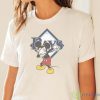 Tampa Bay Rays MLB Baseball Dabbing Mickey Disney Sports T Shirt - White Ladies T-Shirt