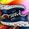 Tennessee Titans Christmas Pattern Max Soul Sneakers Snowflakes Christmas Shoes - Tennessee Titans Christmas Pattern Chunky Sneakers Ugly Christmas Max Soul Shoes Photo 1
