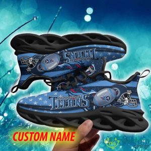 Tennessee Titans Contemporary Custom Name Chunky Sneaker AOP Gift Fans Max Soul Shoes - Tennessee Titans Max Soul Sneaker NFL photo 2