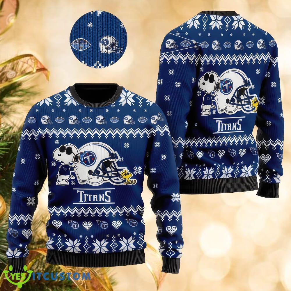 Tennessee Titans Cute The Snoopy Show Football Helmet Christmas Ugly Sweater Gift Holiday 3 Tennessee Titans Cute The Snoopy Show Football Helmet Christmas Ugly Sweater Gift Holiday - Tennessee Titans Cute The Snoopy Show Football Helmet Christmas Ugly Sweater Gift Holiday