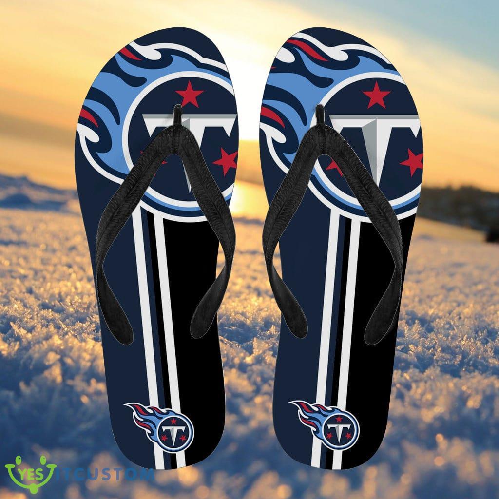 Tennessee Titans Fan Gift Two Main Colors Flip Flops 3 Tennessee Titans Fan Gift Two Main Colors Flip Flops Product Photo 1