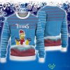 Tennessee Titans Ugly Christmas Sweater Simpson Knitted Men And Women Gift For Fans - Tennessee Titans Ugly Christmas Sweater Simpson Knitted Men And Women Gift For Fans