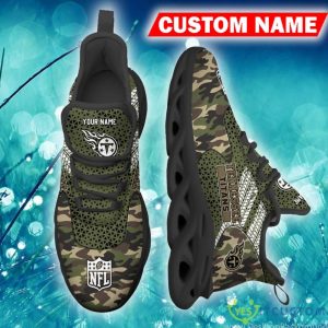 Tennessee Titans Versatile Custom Name Chunky Sneaker AOP Gift Fans Max Soul Shoes - Tennessee Titans Max Soul Sneaker NFL photo 3