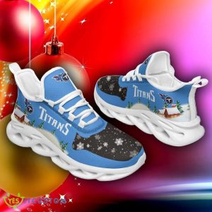 Tennessee Titans X-max Pattern Print Running Sneakers Ugly Christmas Max Soul Shoes - Tennessee Titans X-max Pattern Print Chunky Sneakers Ugly Christmas Max Soul Shoes Photo 2