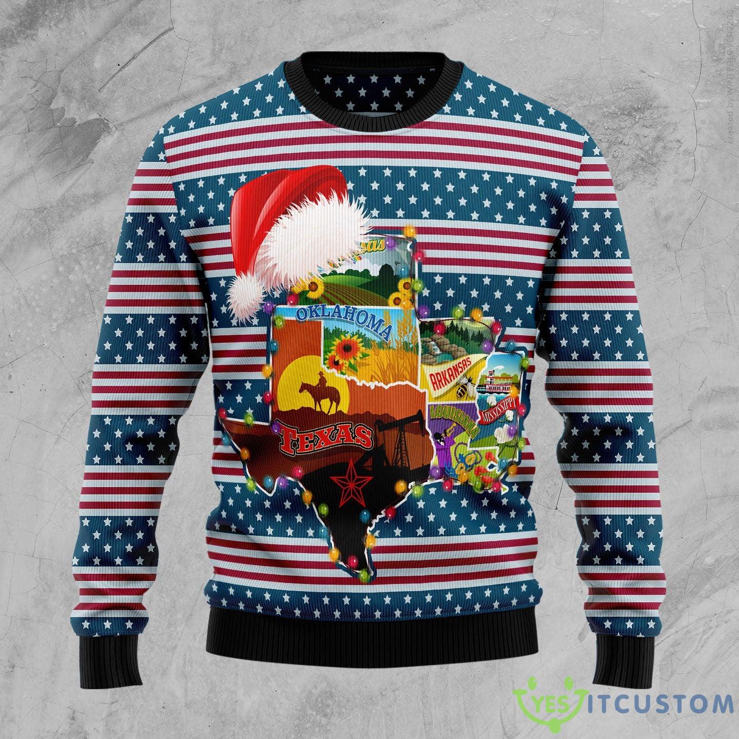 Texas Xmas Ugly Christmas Sweater Gift Men Women - Texas Xmas Ugly Christmas Sweater Gift Men Women_1