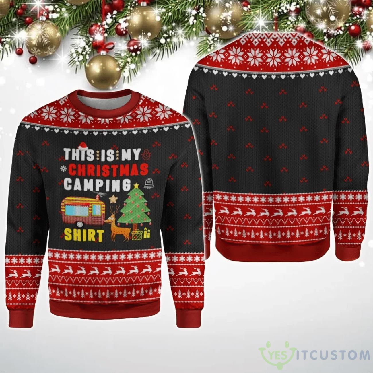 This Is My Camping Ugly Sweater For Christmas 3 This Is My Camping Ugly Sweater For Christmas Product Photo 1