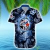 Toronto Blue Jays MLB Hawaiian Shirt Ocean Hibiscus Custom Name For Fans Gift - Toronto Blue Jays MLB Hawaiian Shirt_1
