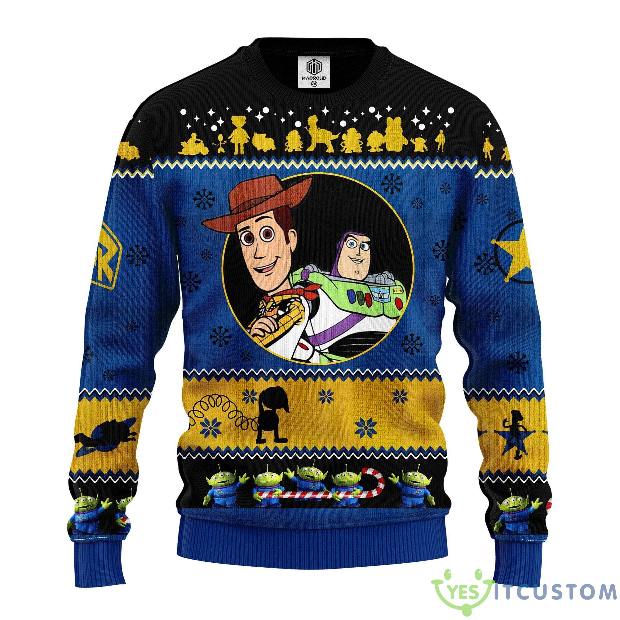 Toy Story Thanksgiving Women Mens Ugly Christmas Sweater - Toy Story Ugly Christmas Sweater Amazing Gift Idea Thanksgiving Gift_1