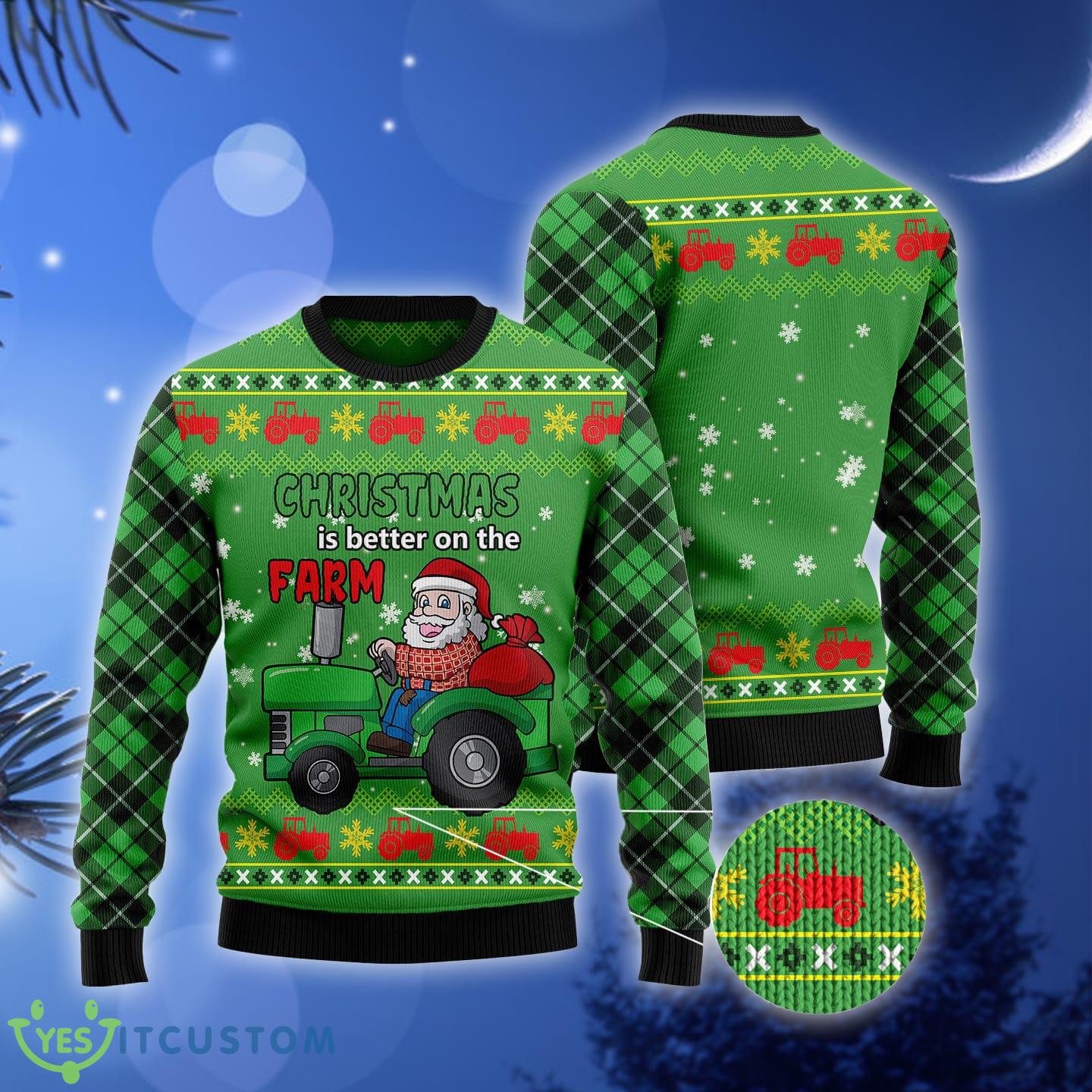 Tractor Santa Ugly Christmas Sweater Gift Men Women 3 Tractor Santa Ugly Christmas Sweater Gift Men Women - Tractor Santa Ugly Christmas Sweater Gift Men Women_3