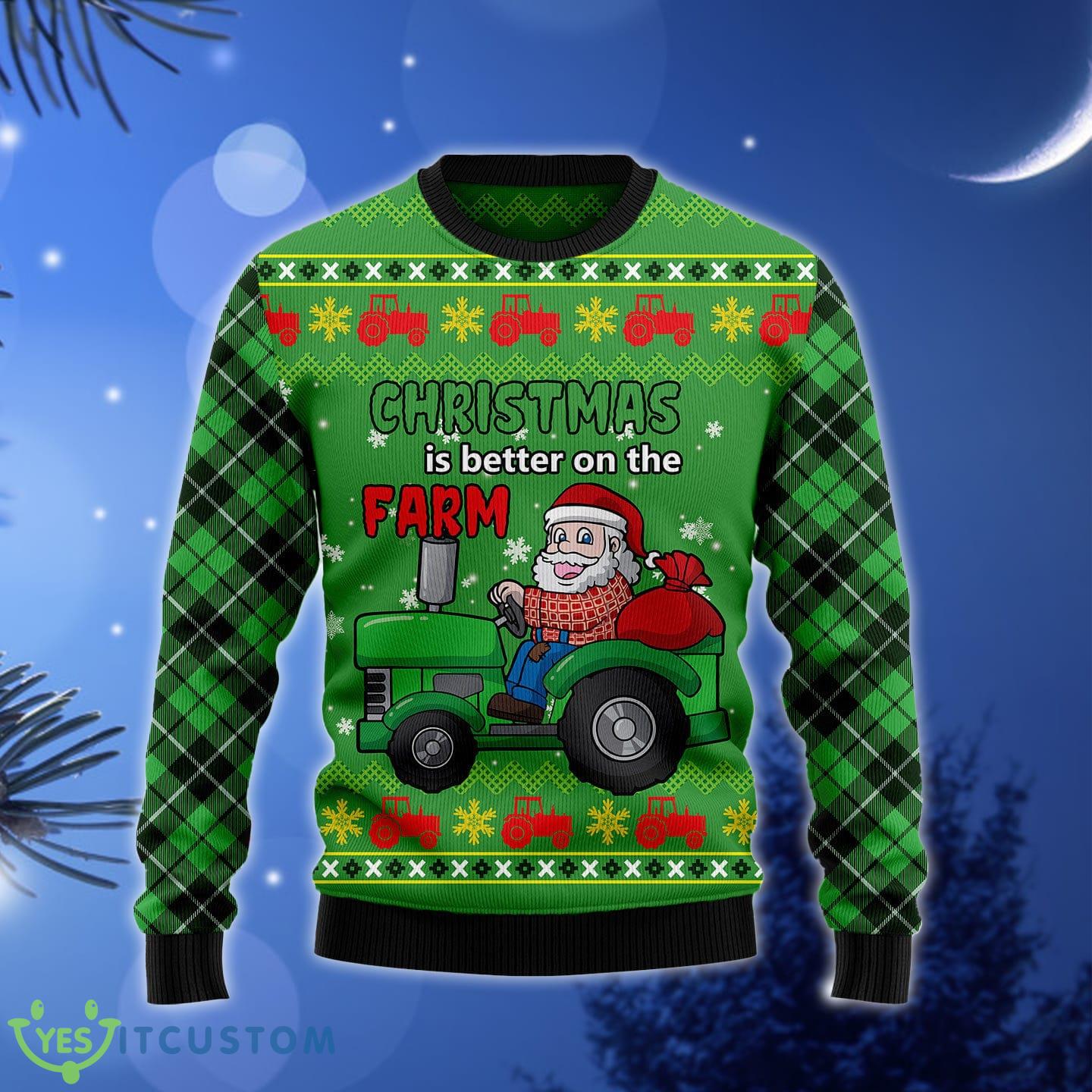 Tractor Santa Ugly Christmas Sweater Gift Men Women 7 Tractor Santa Ugly Christmas Sweater Gift Men Women - Tractor Santa Ugly Christmas Sweater Gift Men Women_1