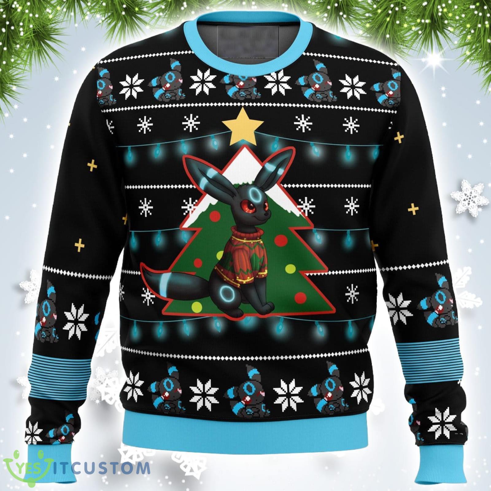 Umbreon Pokemon Xmas Ugly Christmas Sweater Christmas Gift For Men And Women Product Photo 1