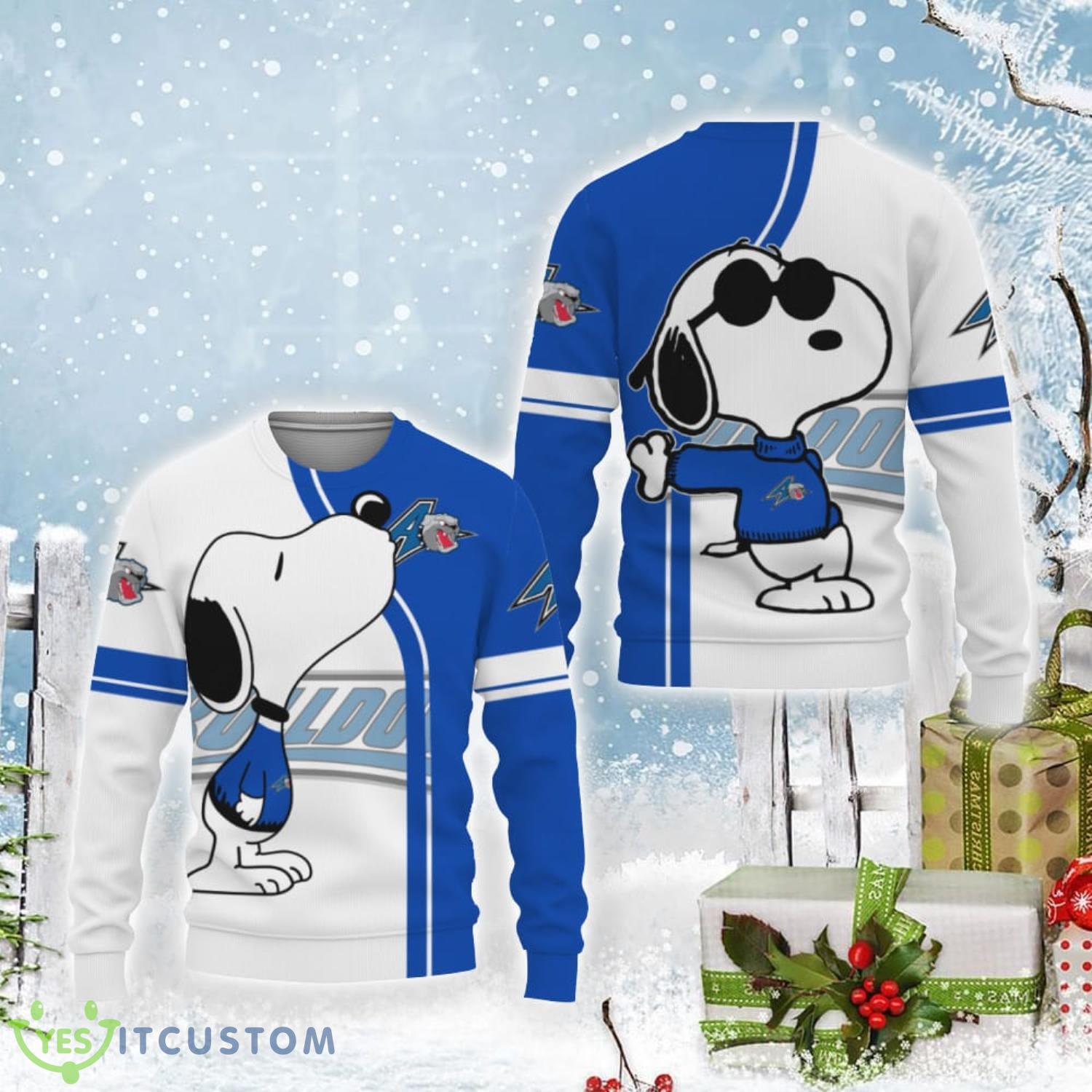 UNC Asheville Bulldogs Cool Snoopy 3D Sweater Christmas Gift For Men And Women 7 UNC Asheville Bulldogs Cool Snoopy 3D Sweater Christmas Gift For Men And Women Product Photo 1