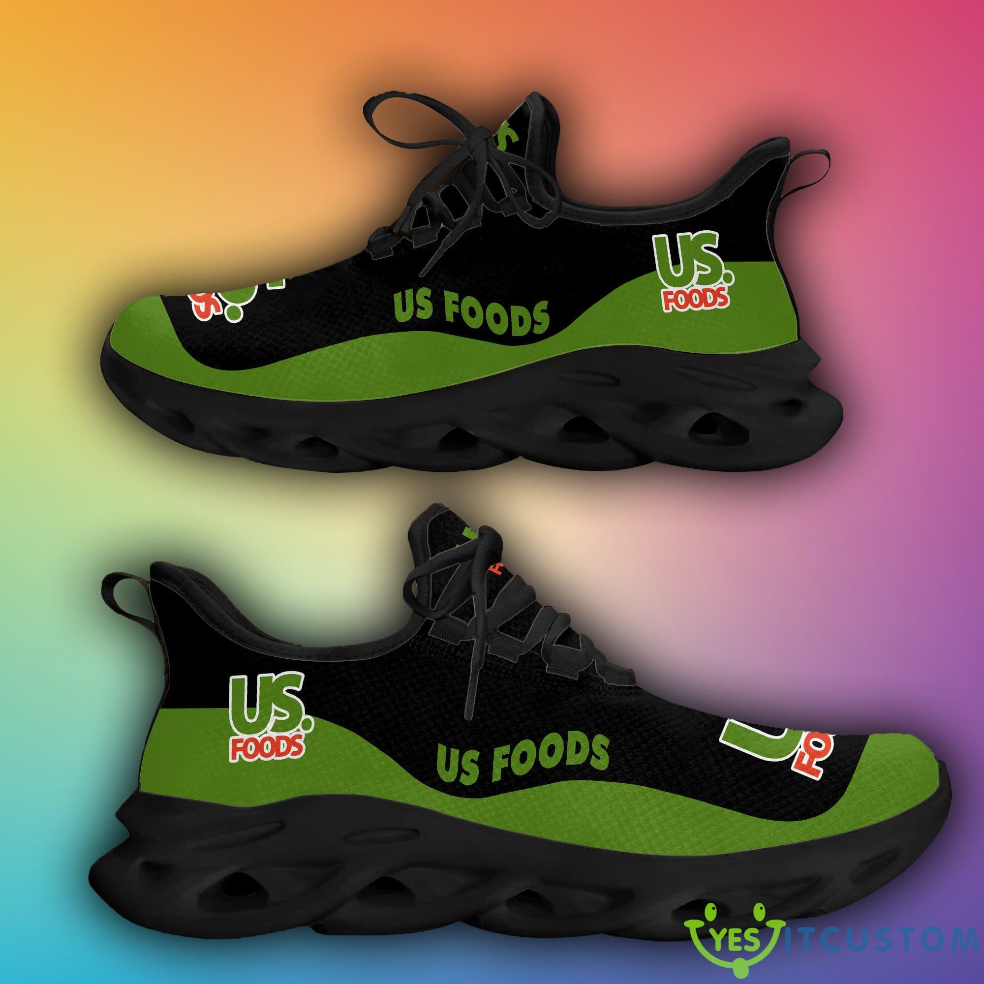 US FOODS Logo Sport Sneakers Creative Max Soul Shoes Gift For Men Women - US FOODS Big Logo Max Soul Shoes For Fans_1