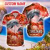 USC Trojans NCAA Hawaiian Shirt Dolphin Funny AOP Gift For Fans Custom Name - USC Trojans NCAA Hawaiian Shirt_1