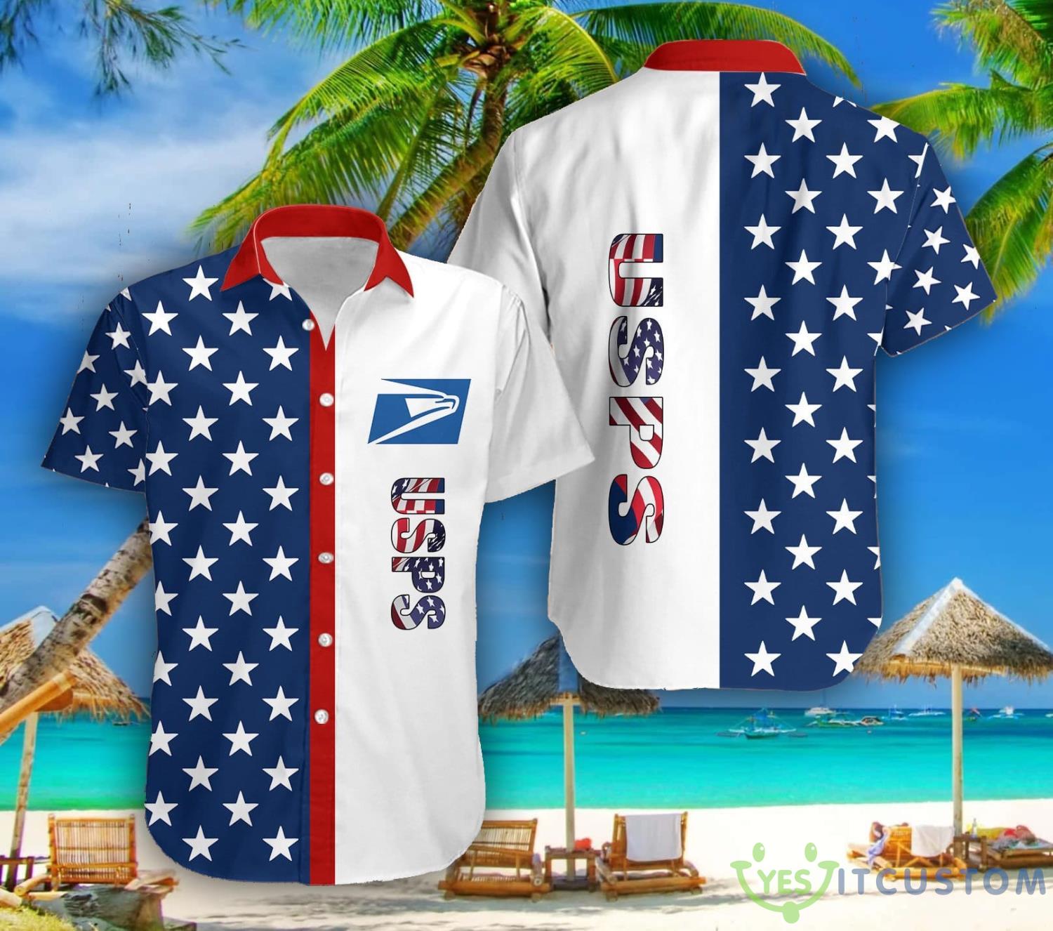 Usps Star Flag Amazing Gift Hawaiian Shirt 2 Usps Star Flag Amazing Gift Hawaiian Shirt Product Photo 1
