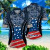 Utah State Aggies NCAA3 Vintage Palm Tree Flag Pattern Aloha Hawaiian Shirt Summer Gift Product Photo 1