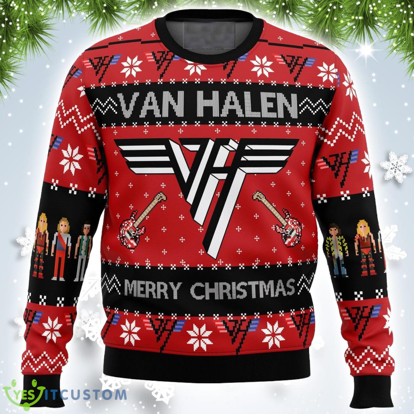 Van Halen Xmas Ugly Christmas Sweater Christmas Gift For Men And Women Product Photo 1