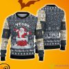 Vegas Golden Knights Christmas Santa Claus Hohoho Ugly Christmas Sweater Product Photo 1