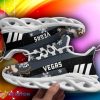 Vegas Golden Knights X-max Reindeer Running Sneakers Ugly Christmas Max Soul Shoes - Vegas Golden Knights X-max Reindeer Chunky Sneakers Ugly Christmas Max Soul Shoes Photo 1