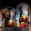 Vegvisir Odin Viking Ugly Christmas Sweater Product Photo 1