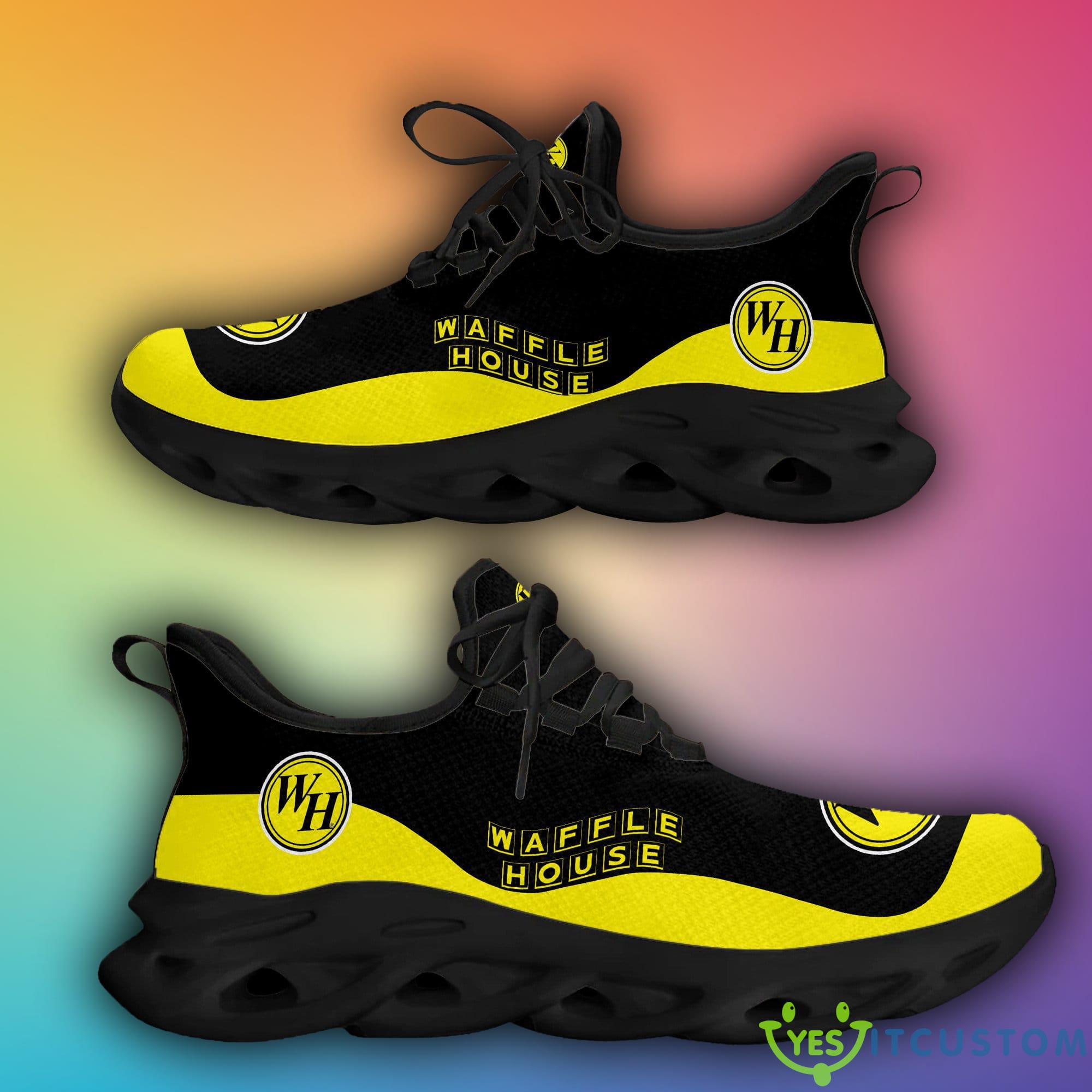 waffle house Logo Chunky Sneakers Innovative Max Soul Shoes Gift For Men Women - waffle hous Big Logo Max Soul Shoes For Fanse_1
