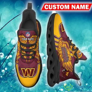 Washington Commanders Comfort Custom Name Chunky Sneaker AOP Gift Fans Max Soul Shoes 9 Washington Commanders Comfort Custom Name Chunky Sneaker AOP Gift Fans Max Soul Shoes - Washington Commanders Max Soul Sneaker NFL photo 3