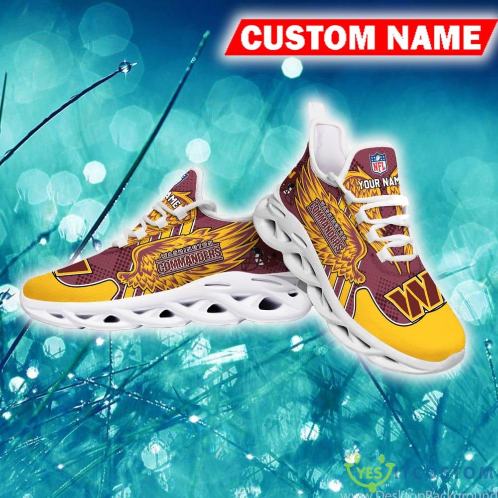 Washington Commanders Comfort Custom Name Chunky Sneaker AOP Gift Fans Max Soul Shoes 4 Washington Commanders Comfort Custom Name Chunky Sneaker AOP Gift Fans Max Soul Shoes - Washington Commanders Max Soul Sneaker NFL photo 4
