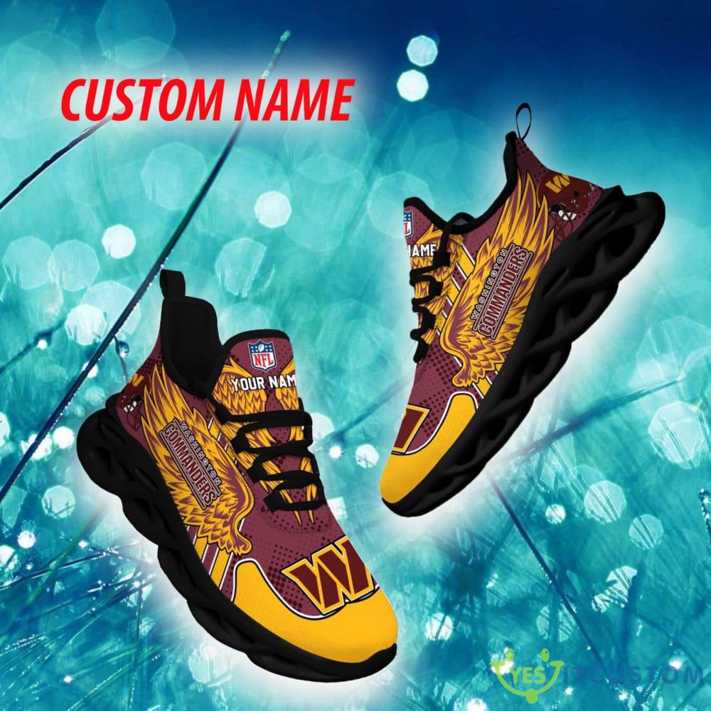 Washington Commanders Comfort Custom Name Chunky Sneaker AOP Gift Fans Max Soul Shoes 15 Washington Commanders Comfort Custom Name Chunky Sneaker AOP Gift Fans Max Soul Shoes - Washington Commanders Max Soul Sneaker NFL photo 1