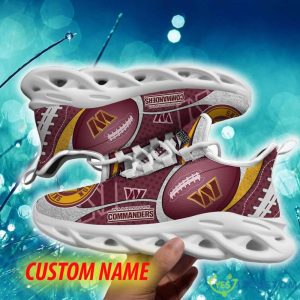 Washington Commanders Urban Custom Name Chunky Sneaker AOP Gift Fans Max Soul Shoes - Washington Commanders Max Soul Sneaker NFL photo 5