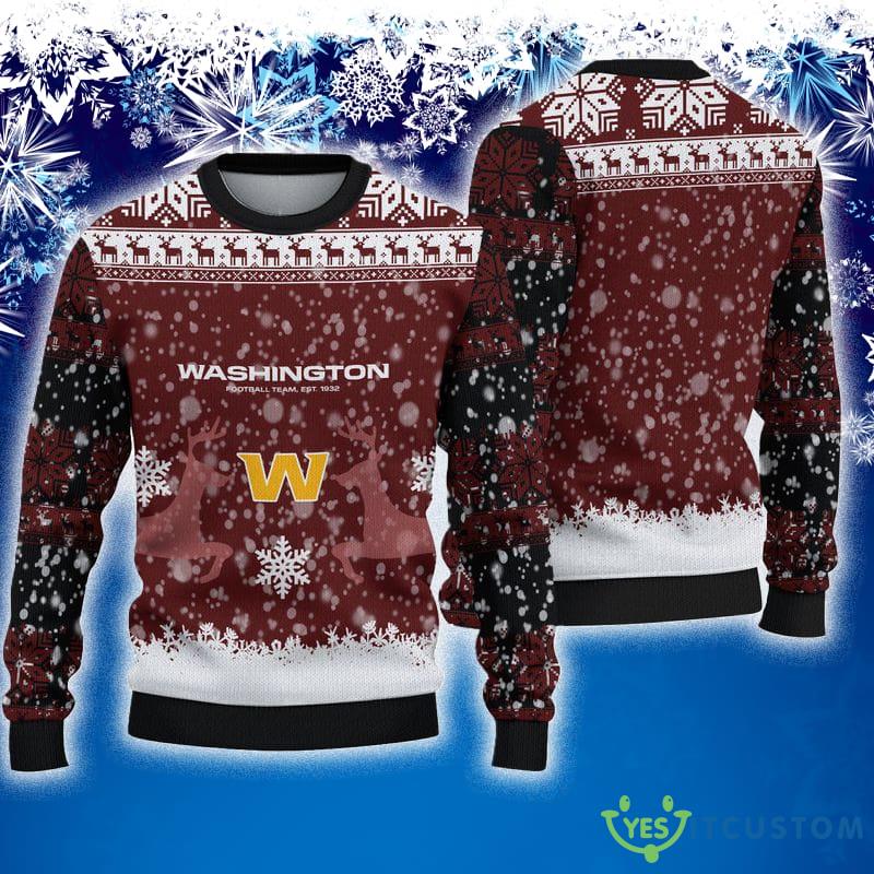 Washington Football Team Ugly Christmas Sweater Reindeer Knitted Rejoice AOP Gift For Fans 3 Washington Football Team Ugly Christmas Sweater Reindeer Knitted Rejoice AOP Gift For Fans - Washington Football Team Ugly Christmas Sweater Reindeer Knitted Rejoice AOP Gift For Fans