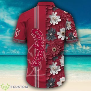 Washington State Cougars NCAA Flower Logo Colorful Hawaiian Shirt - Washington State Cougars NCAA Flower Logo Coloful Hawaiian Shirt Photo 5