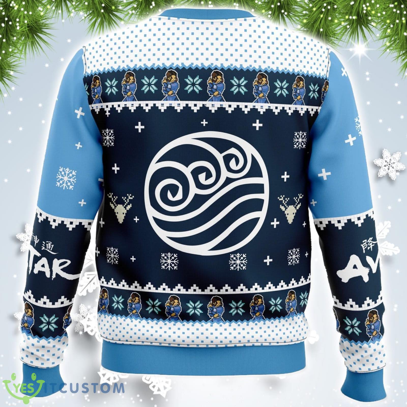 Waterbenders Water Tribe Avatar Xmas Ugly Christmas Sweater Christmas Gift For Men And Women 6 Waterbenders Water Tribe Avatar Xmas Ugly Christmas Sweater Christmas Gift For Men And Women Product Photo 2
