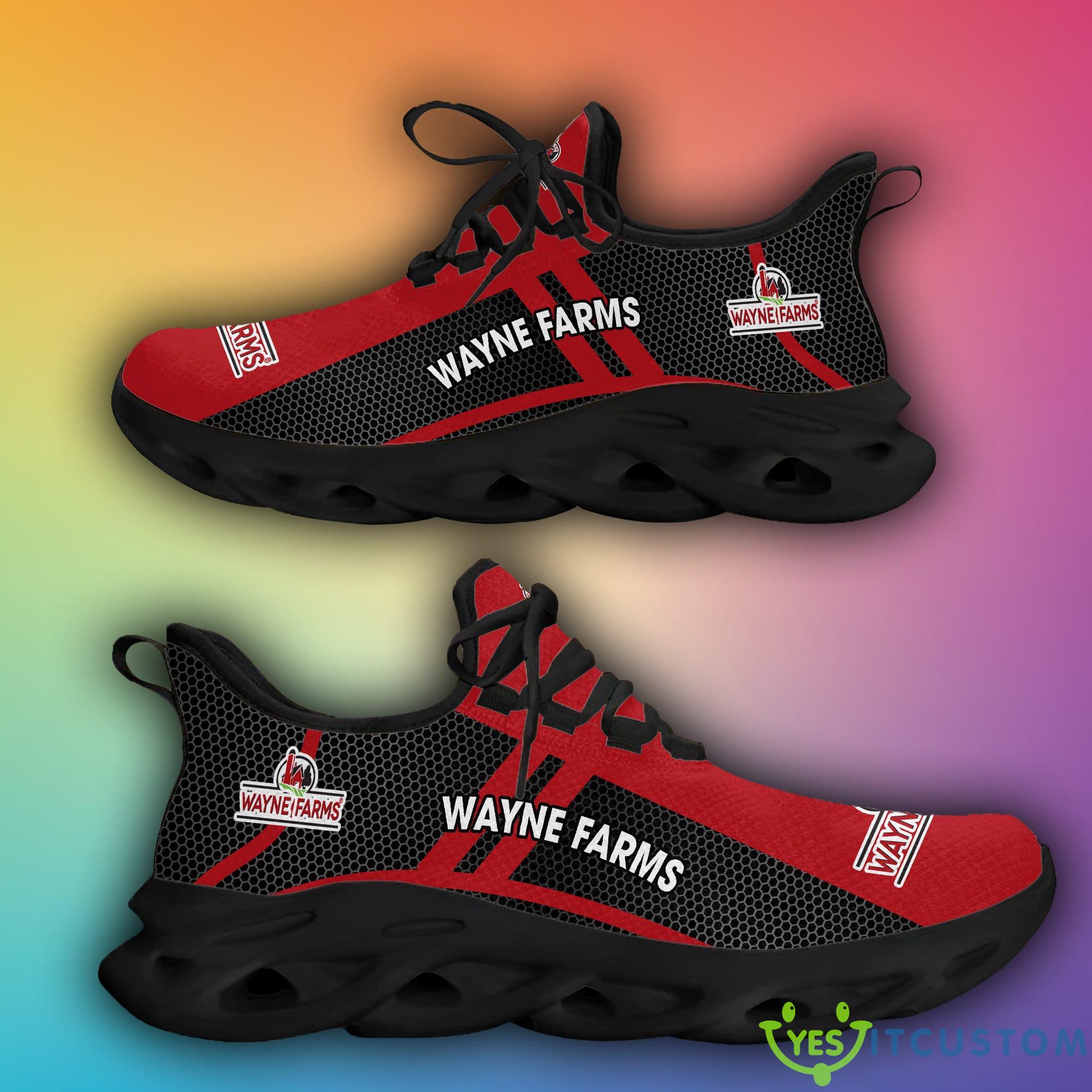 wayne farms Chunky Sneakers Logo Pattern White Black Max Soul Shoes For Men Women - wayne farms Big Logo Max Soul Shoes For Fans_1