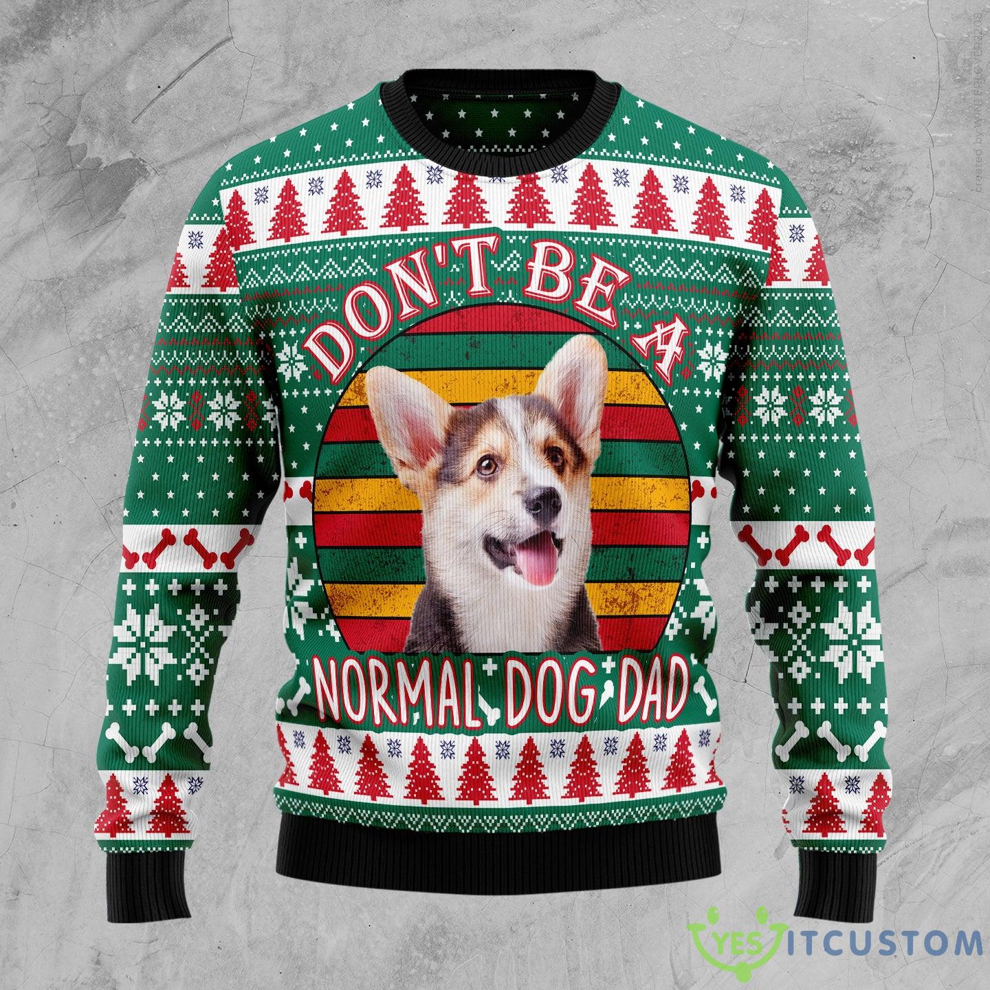 Welsh Corgi Dog Dad Ugly Christmas Sweater Gift Men Women - Welsh Corgi Dog Dad Ugly Christmas Sweater Gift Men Women_1
