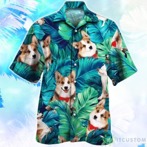 Welsh Corgi Dog Lovers All Printed 3D Hawaiian Shirt For Men Women Product Photo 1